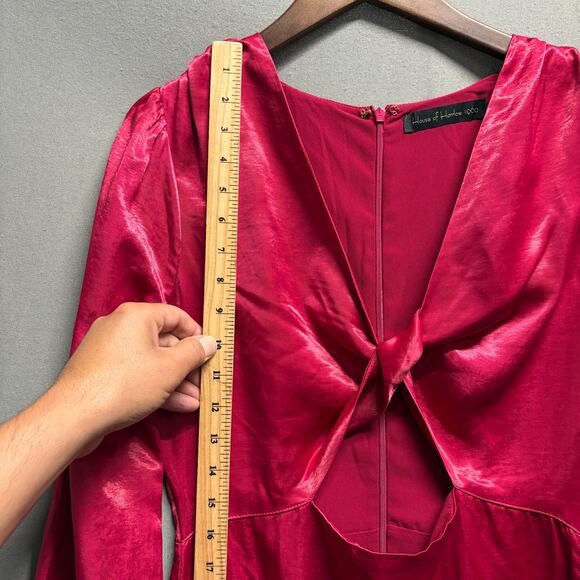 House of Harlow 1960 ROBE MI-LONGUE MARTINI Maxi Dress‎ Size XS Red Women's - Picture 13 of 16